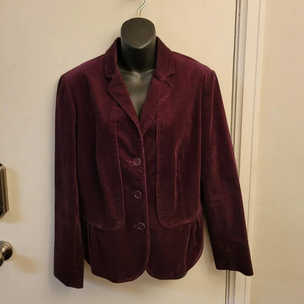 Talbots Velour jacket - Picture 2 of 6